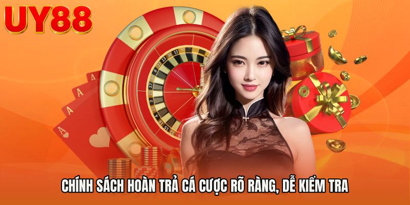 Chính sách hoàn trả cá cược rõ ràng, dễ kiểm tra