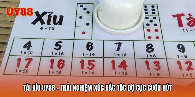 Tài Xỉu UY88 - Trải Nghiệm Xúc Xắc Tốc Độ Cực Cuốn Hút